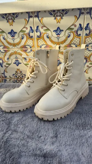 Botines blancos Shein