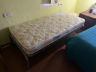 Cama completa somier + colchón 190x90