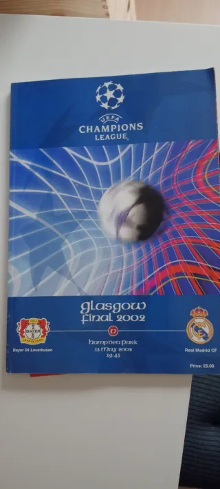 Real Madrid Folleto Final Champions League Glasgow