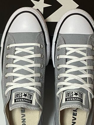 Converse Ctas Lift Ox Talla 40 wolf grey/white/bla