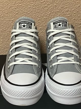 Converse Ctas Lift Ox Talla 40 wolf grey/white/bla