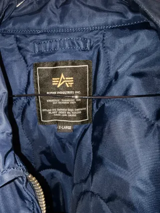 Chaqueta Alpha Industries CWU-45P Azul XL