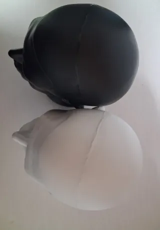 Lote 2 cabezas maniquí (blanco y negro)