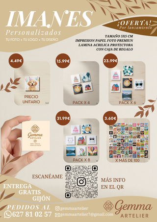 Imanes personalizados para nevera