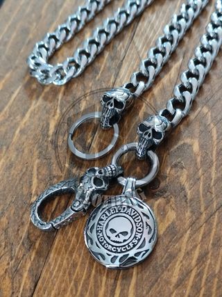 Catena Portafoglio Harley Davidson Skull