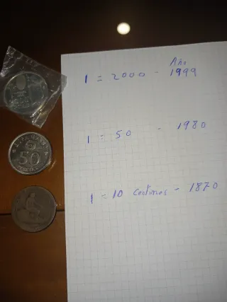 Lote monedas antiguas pesetas