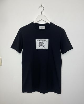 Camiseta Burberry Logo Bordado Negra