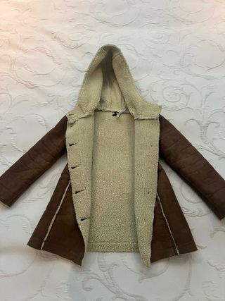 Chaqueta abrigo niña marrón