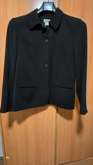 Chaqueta de vestir negra