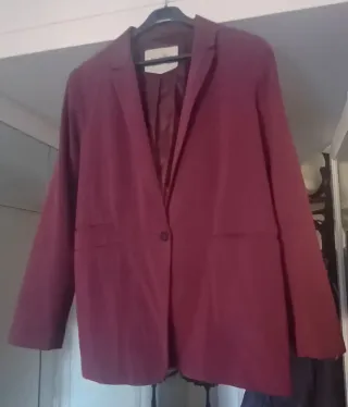 Americana Pull&Bear Morada Talla XL