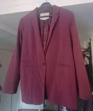 Americana Pull&Bear Morada Talla XL