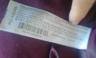 Americana Pull&Bear Morada Talla XL