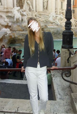 Jersey Zara gris talla M