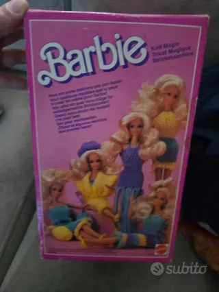 Barbie Maglieria Magica - Gioco Vintage 1988