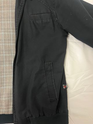 Chaqueta Bomber Harrington Negra M/L