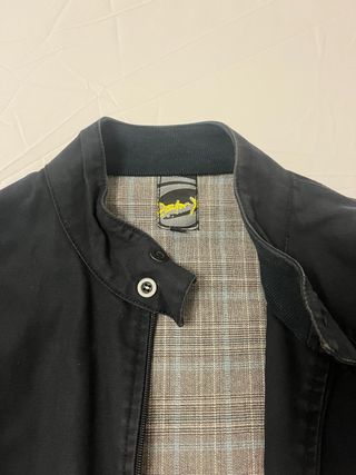 Chaqueta Bomber Harrington Negra M/L