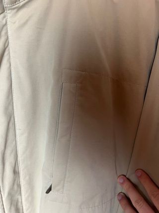 Chaqueta Burberry Beige Logo Bordado talla 56