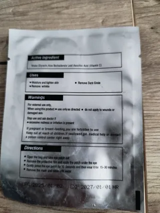 Set 7 patch occhi hydrogel