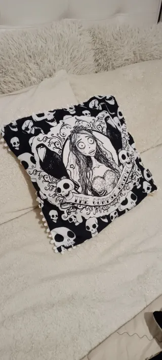 Cojín Novia Cadáver Tim Burton