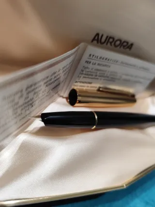 Penna Aurora Stilografica Pennino Oro