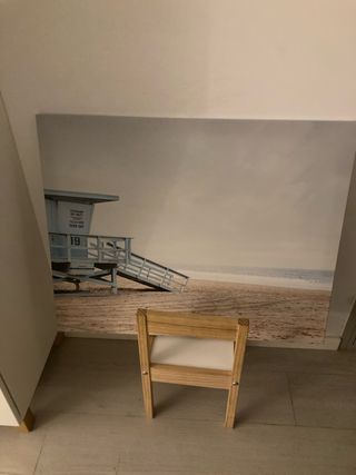 Cuadro Decorativo Playa y Caseta Salvavidas