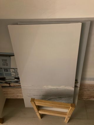 Cuadro Decorativo Playa y Caseta Salvavidas