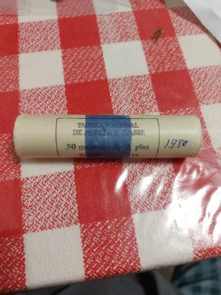 Cartucho 50 Monedas 5 Pesetas 1980 Sin Abrir