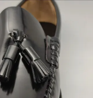 Mocasines Castellanos Piel Hombre Negros