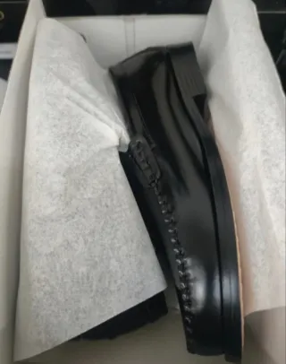 Mocasines Castellanos Piel Hombre Negros