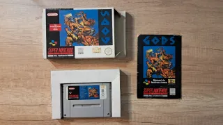Gods Super Nintendo SNES PAL