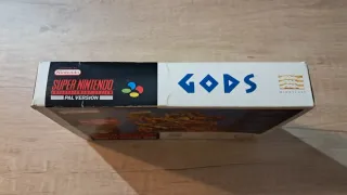 Gods Super Nintendo SNES PAL