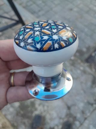 Pomos de puerta interiores de cerámica