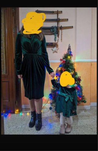 Vestidos Madre e Hija Verdes