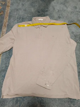 Polo Pedro del Hierro manga larga beige