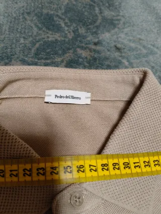 Polo Pedro del Hierro manga larga beige