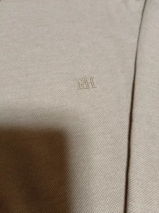 Polo Pedro del Hierro manga larga beige