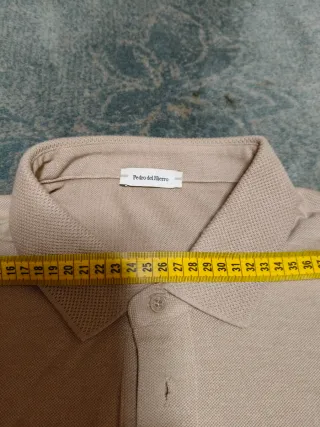 Polo Pedro del Hierro manga larga beige