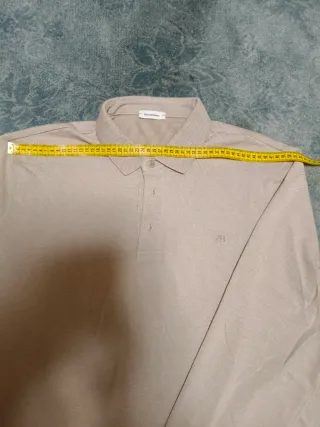 Polo Pedro del Hierro manga larga beige