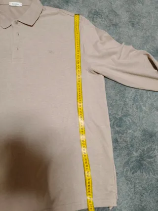 Polo Pedro del Hierro manga larga beige