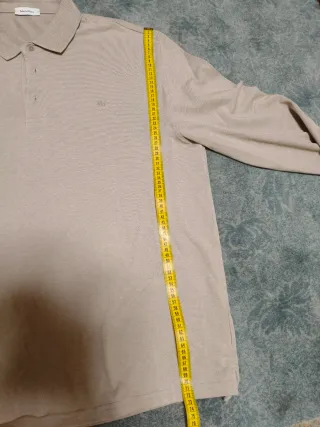 Polo Pedro del Hierro manga larga beige