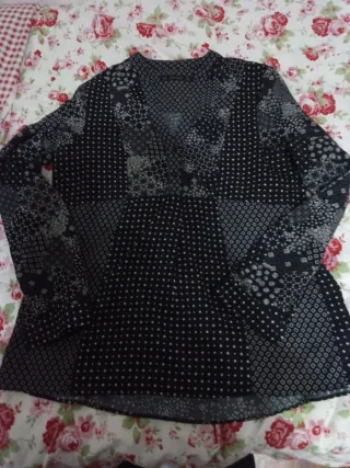 Blusa Zara Estampada Mujer