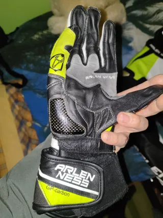 Guantes Arlen Ness Monza 2.0 Negro/Amarillo