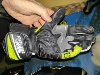 Guantes Arlen Ness Monza 2.0 Negro/Amarillo