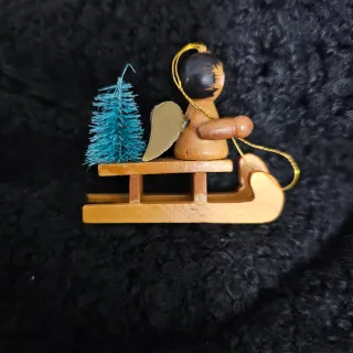 Adornos navideños de madera