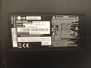 TV LG 50 Plasma con soporte para pared