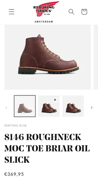 Botas Red Wing 8146 Roughneck Moc Toe Marrón 45