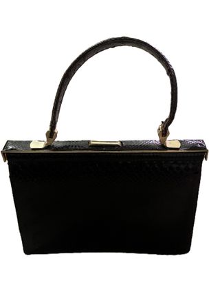 Bolso de mano vintage negro