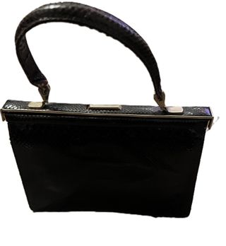 Bolso de mano vintage negro