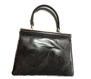 Bolso de mano vintage negro