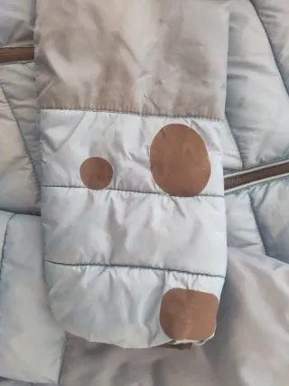 Chaqueta acolchada azul